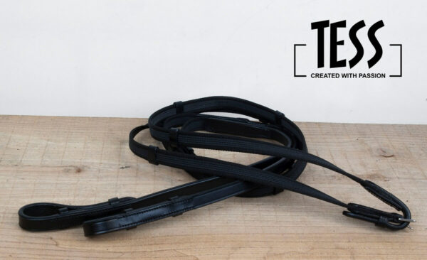 TESS Trens Slim Bridle Black / Black Matt - Afbeelding 5