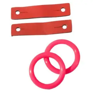 Horka Rubber en Leer set roze